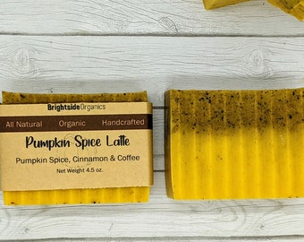 Pumpkin Spice Artisan Soap | Handmade All Natural Soap | Handcrafted Vegan Soap | Gifts for her | Pumpkin Spice Soap Bar