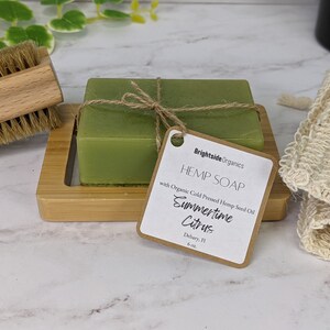 Handcrafted Hemp Soap Moisturizing Organic Soap Natural Vegan Hemp Soap Organic Hemp Soap Gift for her Bild 8