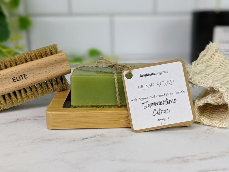 Handcrafted Hemp Soap Moisturizing Organic Soap Natural Vegan Hemp Soap Organic Hemp Soap Gift for her Bild 7