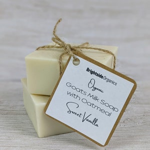 Handmade Organic Goats Milk Soap  | Organic Goats Milk Soap with Turmeric | All Natural Soap \ select your scent