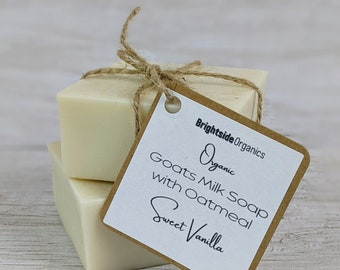 Handmade Organic Goats Milk Soap  | Organic Goats Milk Soap with Turmeric | All Natural Soap \ select your scent