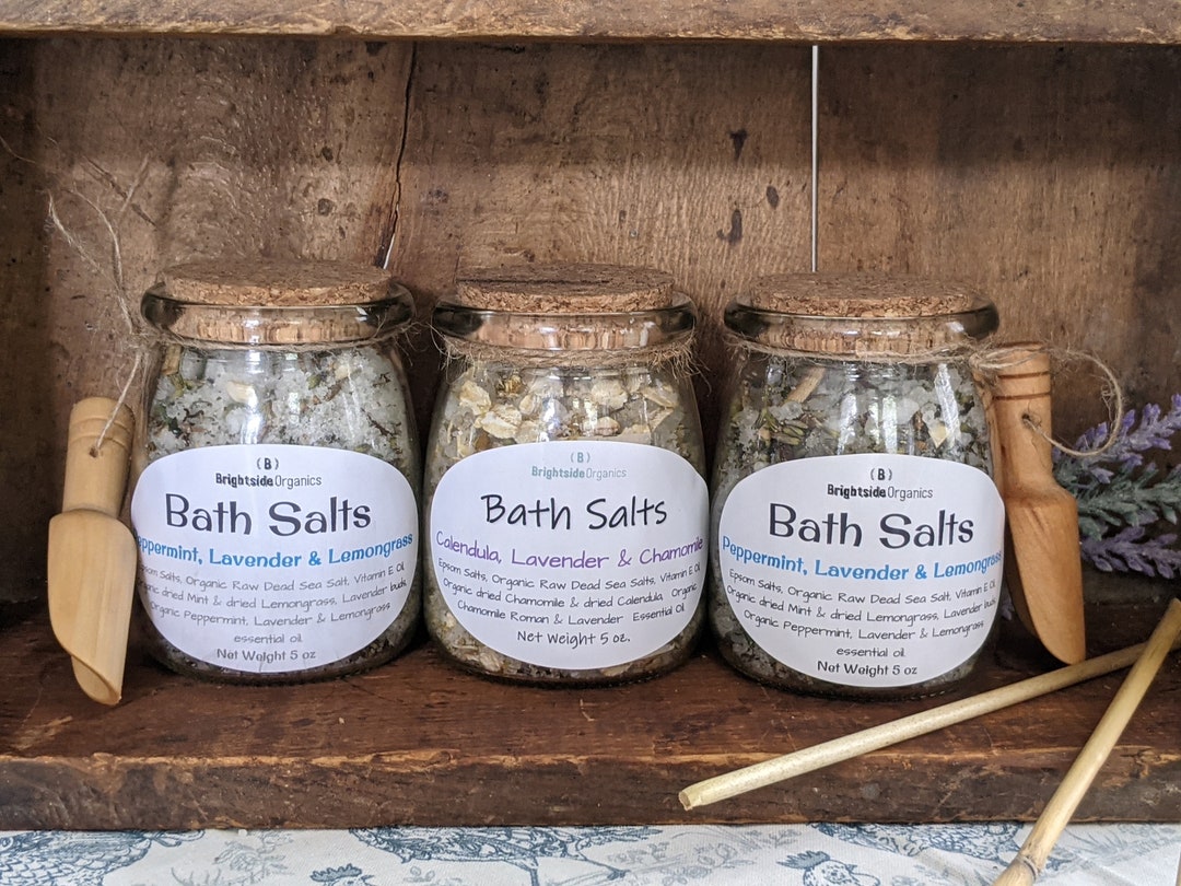 Healing Herbal Bath Salts Healing Bath Salts for Relaxation Gifts for