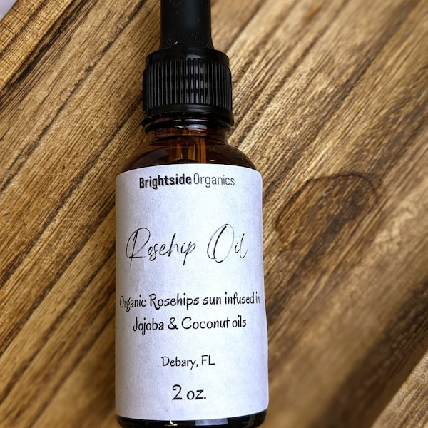 Organic Rosehip Oil, Facial Oil, Pure Rosehip Oil, Cold Pressed Rosehip Oil