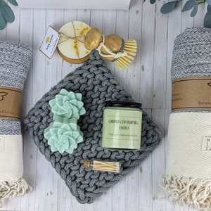 Cozy Home Gifts | Eco-friendly Housewarming Gift | New Homeowner Gift Basket | Realtor Closing Gift Box | New Home Gift Box