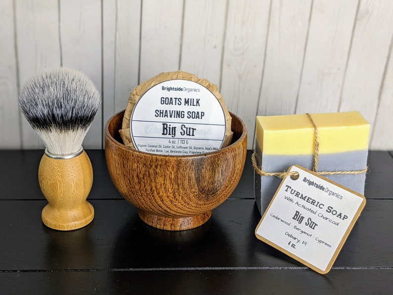 Men's Shave Kit Mens Grooming Kit All Natural Shaving Etsy