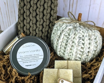Fall Gift Basket for New Home | Cozy Housewarming Gift Box | Autumn Realtor Closing Gift | New Homeowner Present | Seasonal Home Gift