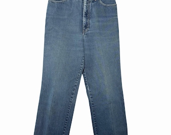 Vintage 90s Calvin Klein Jeans Womens High Rise Cropped Raw Hem USA Denim 25x27