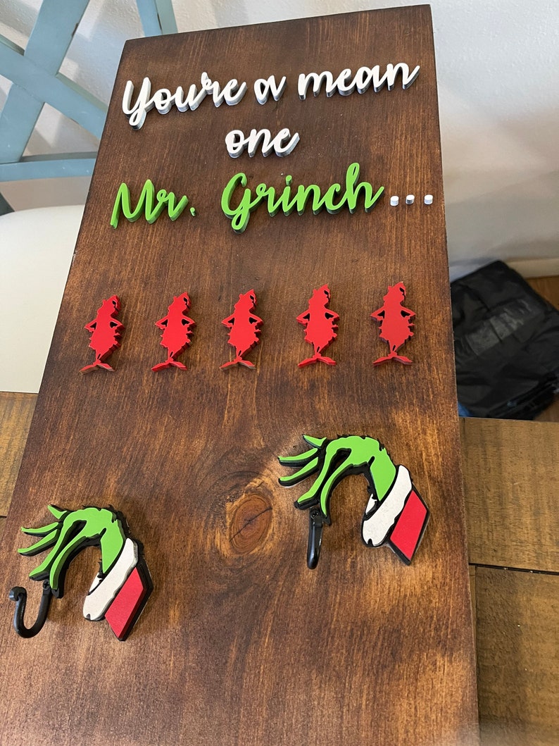 Grinch Stocking Holder Christmas Decor Holiday Gift Etsy