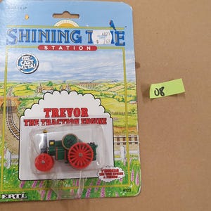 Trevor The Traction Engine Ertl Die Cast Thomas the Tank Engine Still Sealed on the card Card  Shining Time Variant