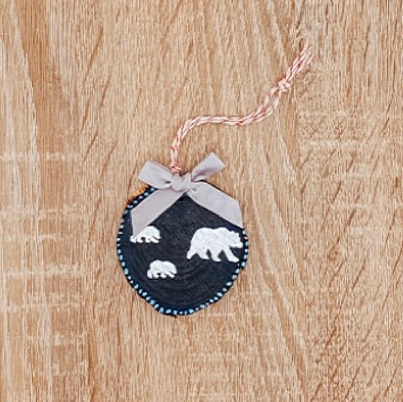 Sleeping Bear Dunes Christmas Ornament Version 2 by Leawood Handmade
