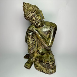 Bronze Buddha Statue, Buddha Sculpture, Sleeping Buddha, Unique Statue, Bronze Buddha Statue, Room Decor, Gift, Christmas Gift