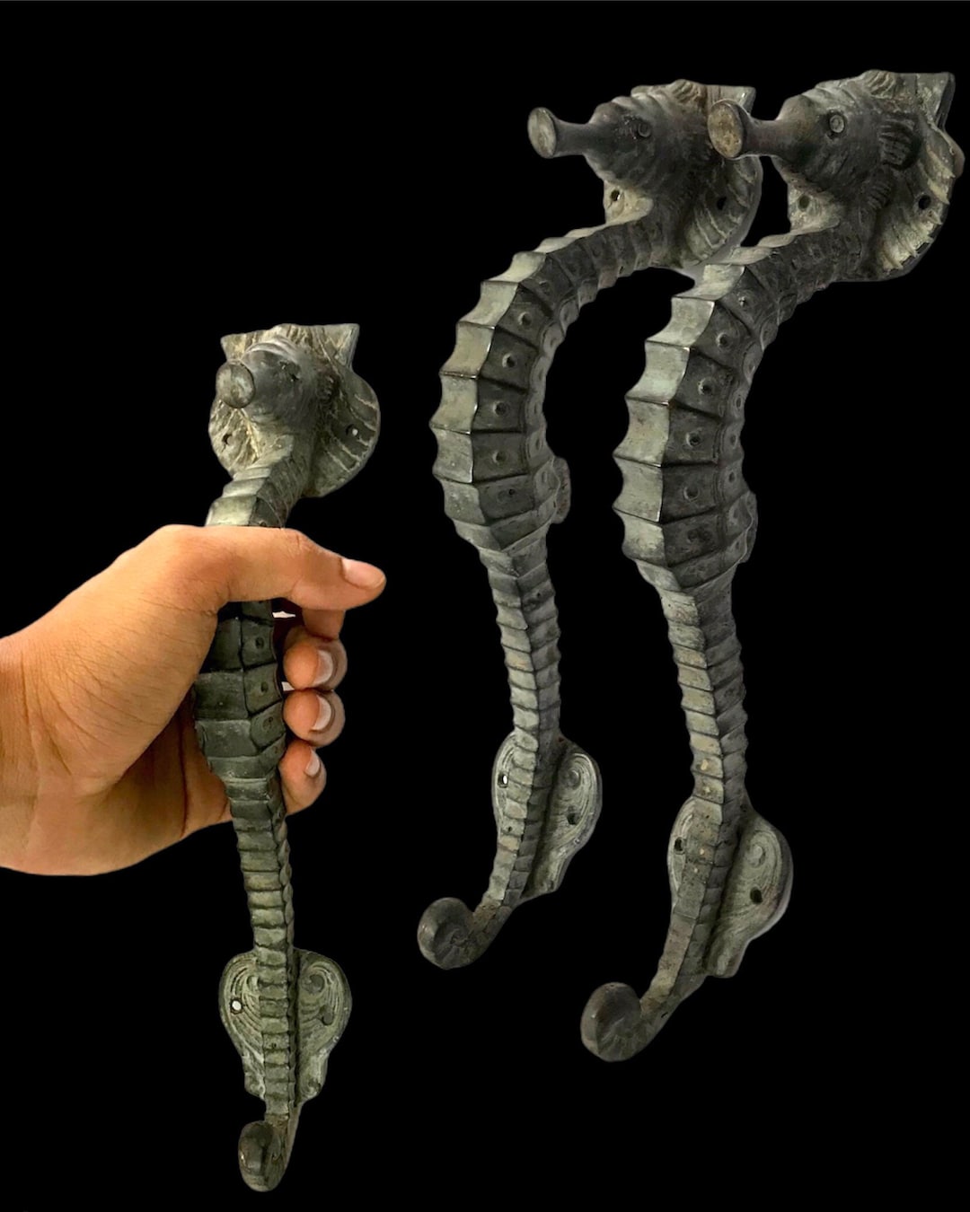 Seahorses Door Handle ,home Decoration ,door Handle Unique Antique