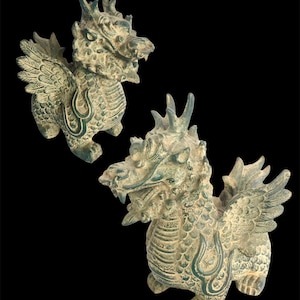 Bronze Dragon, Dragon Statue, Mystical Animal Statue, Dragon Figurine, Office Decor, Gift for Him, Father, Birthday, Christmas Gift