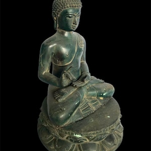 Bronze Buddha Meditation, Antique Statue, Budha Sculpture, Office Decor, Buddha  Statue, Christmas Gift