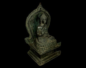 Bronze Buddha Statue, Buddha Sculpture, Spiritual Gift, Buddha Figurine, Buddhist Altar, Antique Bronze Buddha Statue, Christmas Gift