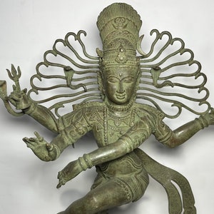 25 INCH Bronze Shiva Dancing, Bronze Shiva, Shiva Nataraja Statue, Antique Statue, Handmade, Rare Item, Room Decor, Limited Item, Gift