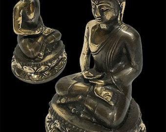 Bronze Buddha Statue, Buddha Sculpture, Spiritual Gift, Buddha Figurine, Buddhist Altar, Antique Bronze Buddha Statue, Christmas Gift