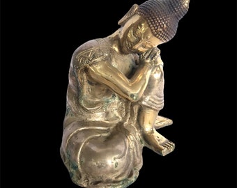 Bronze Buddha Statue, Buddha Sculpture, Spiritual Gift, Unique Statue, Bronze Buddha Statue, Room Decor, Gift, Christmas Gift