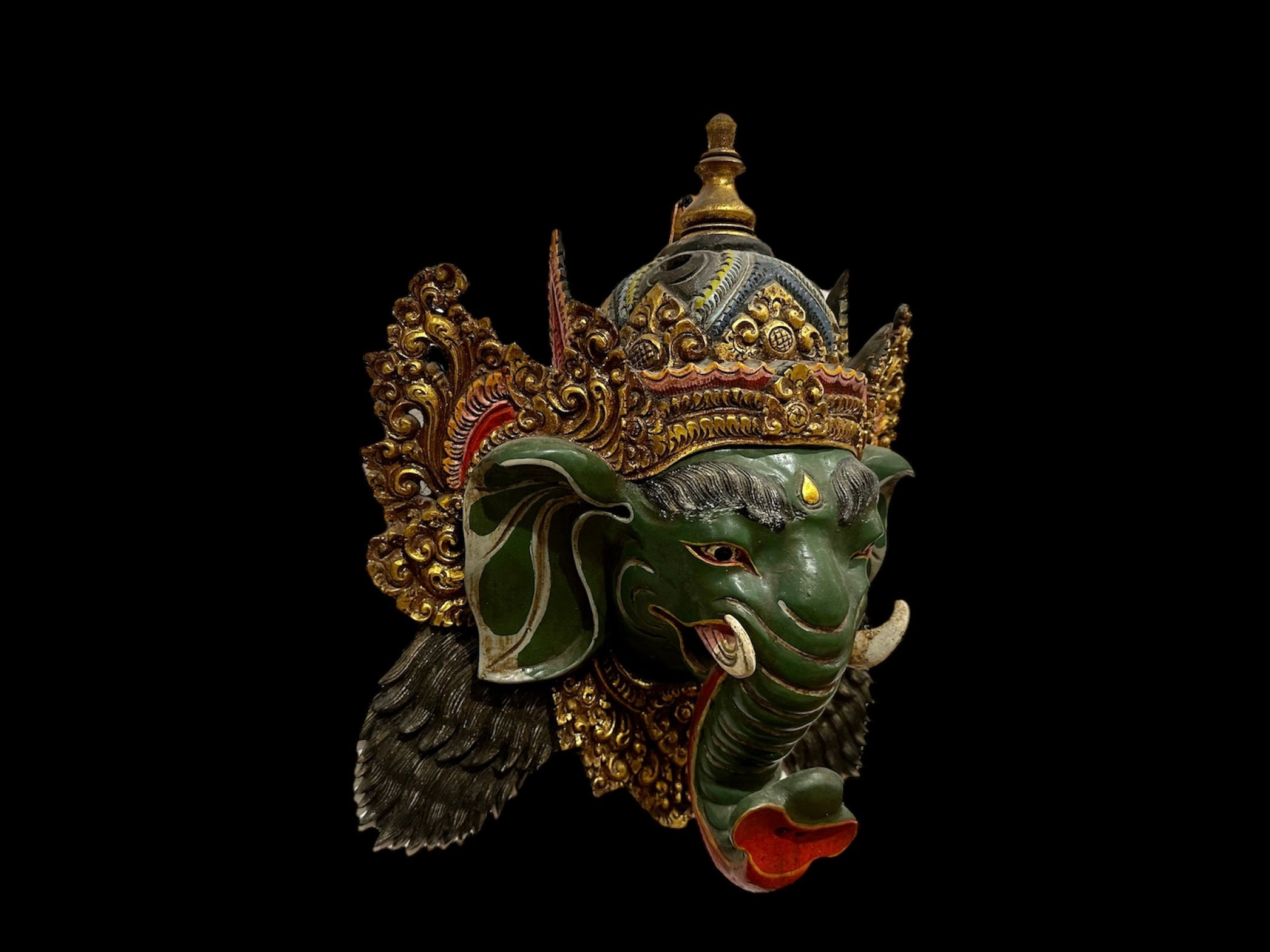 Ganesha Wooden Mask