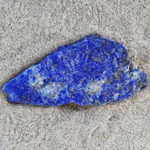 Lapis lazuli slice Afghanistan, 55 grams