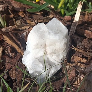 Rock crystal artichoke quartz, sprout quartz 212g, Madagascar, 87 x 64 mm