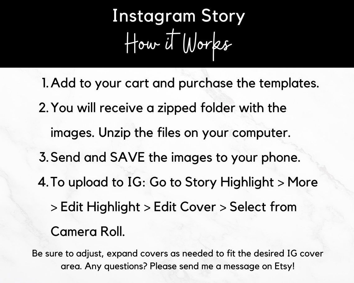 Black and White Highlight Covers, AZ Instagram Covers, Instagram Letters, Minimalist, IG