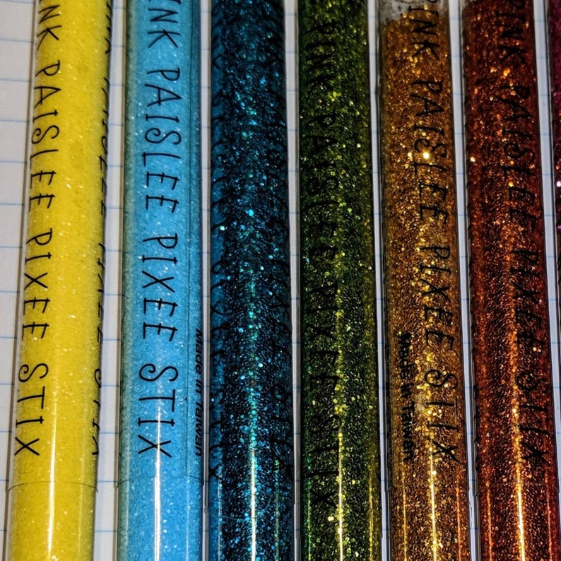 PINK PAISLEE Pixie Stix Metallic Glitter Sticks Craft Glitter Sticks