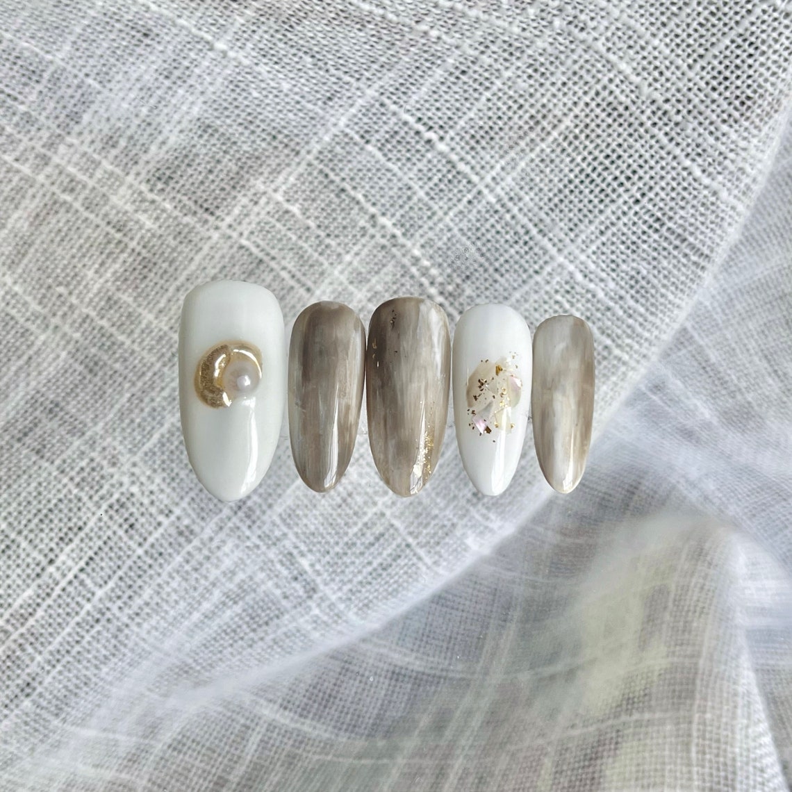 Japanese Nail Art Press Ons Etsy