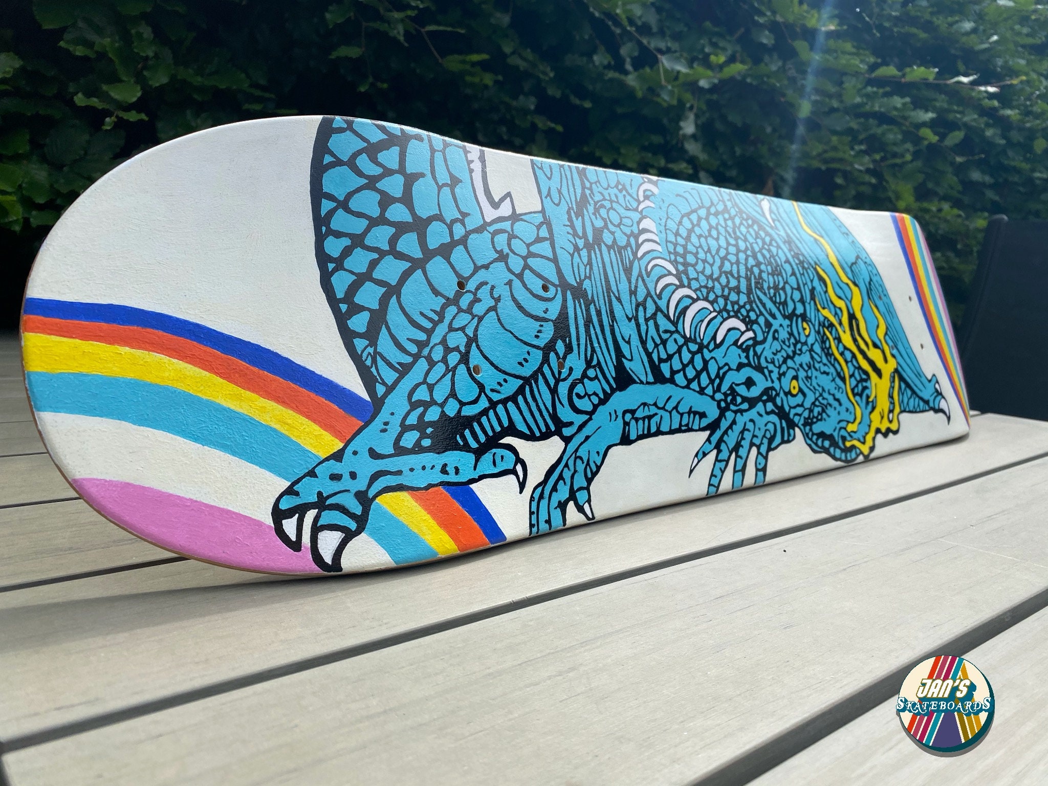 Twenty One Pilots Skateboard Wall Art Scaled and Icy | Etsy