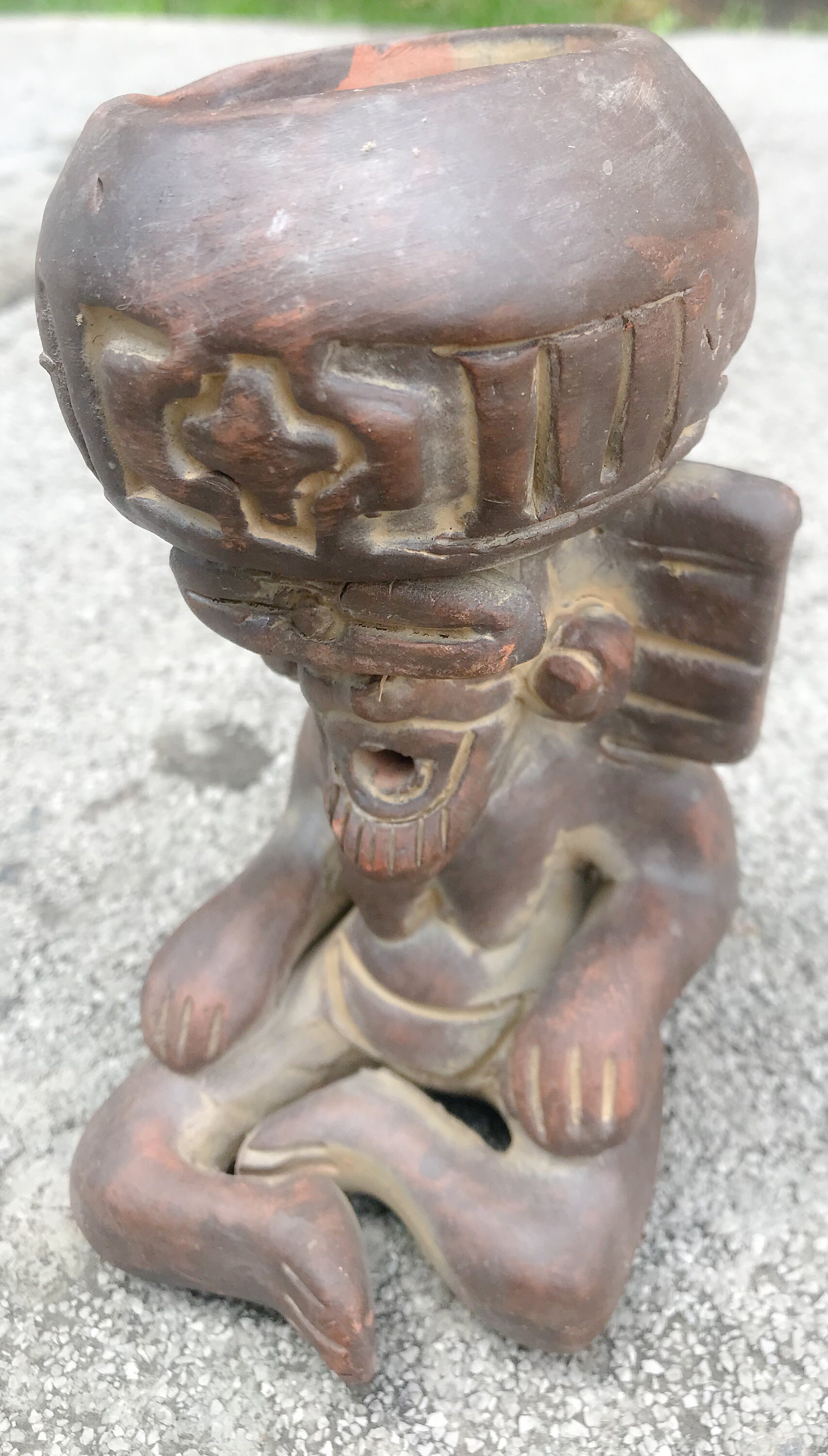 Copal Copalera Burner Otomí Huehueteotl Fire Resin Incense Popoxcomitl ...