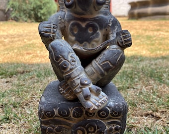 Extraordinary Medium Piece Lord Xochipilli Lord of Flowers and