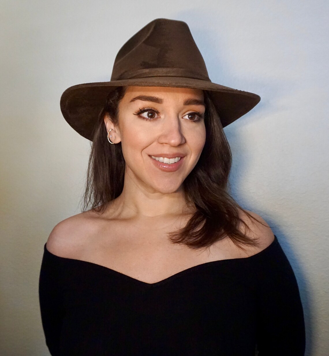 Brown Suede Hat suede hats sun hats women hats cowgirl Etsy