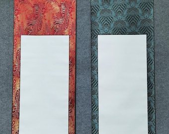 Blank Rice Paper Scroll: Vertical Calligraphy Painting - Art Essentials