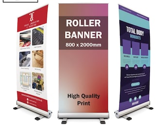 Pop Up Roller Banner Printed Any Artwork for Exhibition Stand Pull Up Display