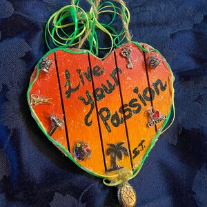 Craft Passion wooden heart sign