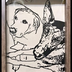 Pet Shadow Box 11x14