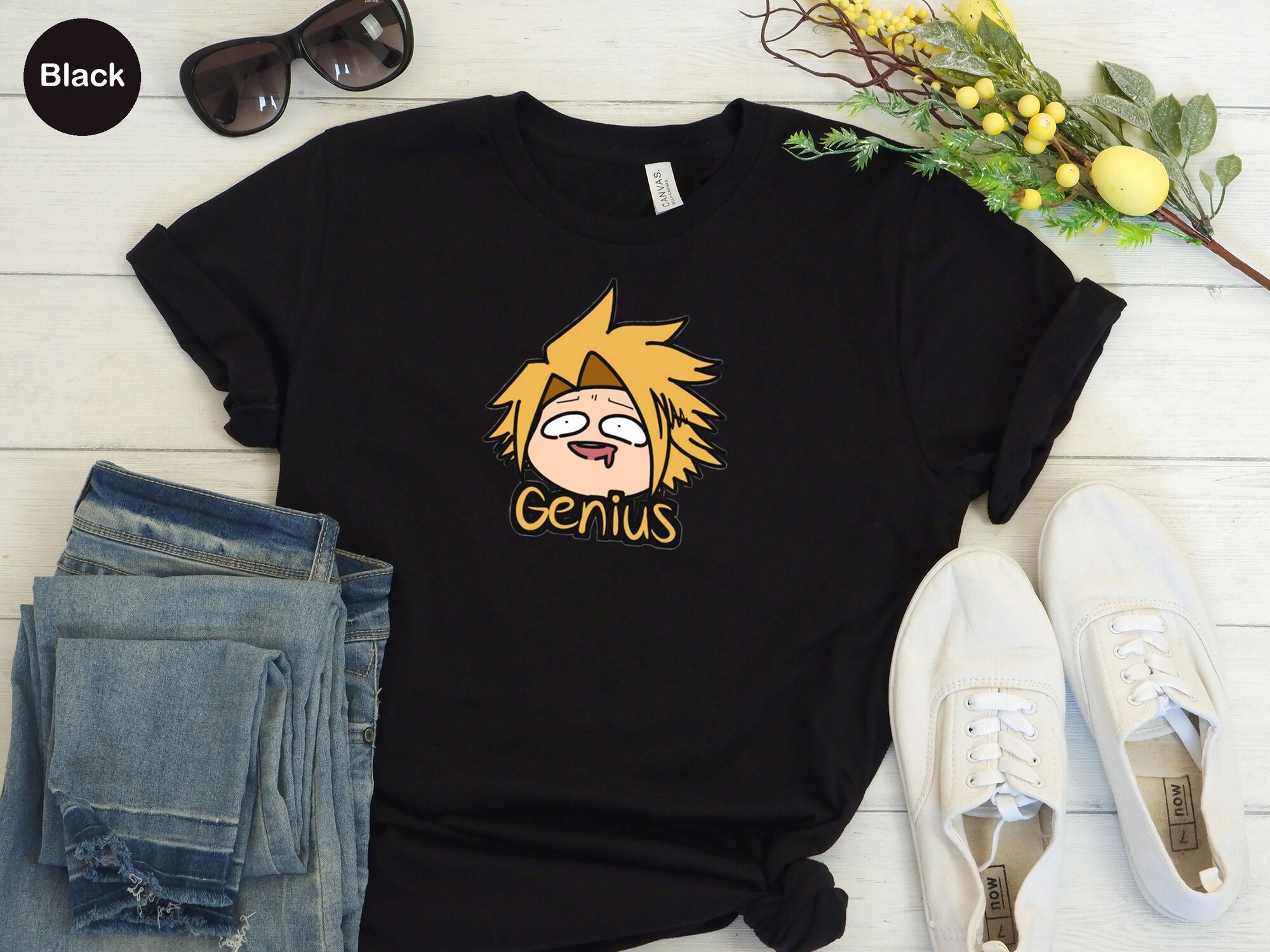 Discover Anime T-shirt, My Hero Academia T-shirt, Denki Genius T-shirt, My Hero Academia Gift, Denki T-shirt, Quirk T-shirt, My Hero Quirk T-shirt
