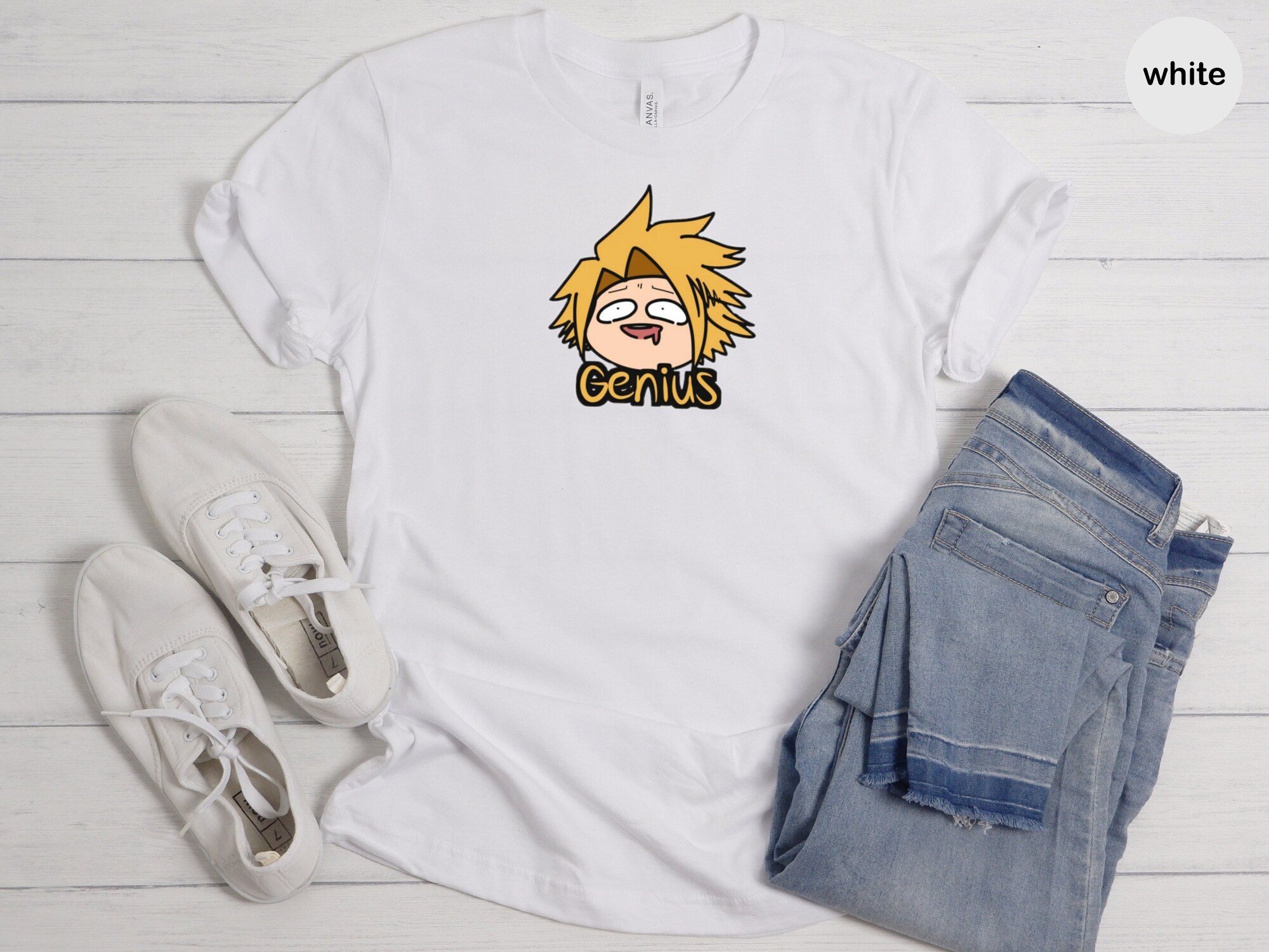 Discover Anime T-shirt, My Hero Academia T-shirt, Denki Genius T-shirt, My Hero Academia Gift, Denki T-shirt, Quirk T-shirt, My Hero Quirk T-shirt