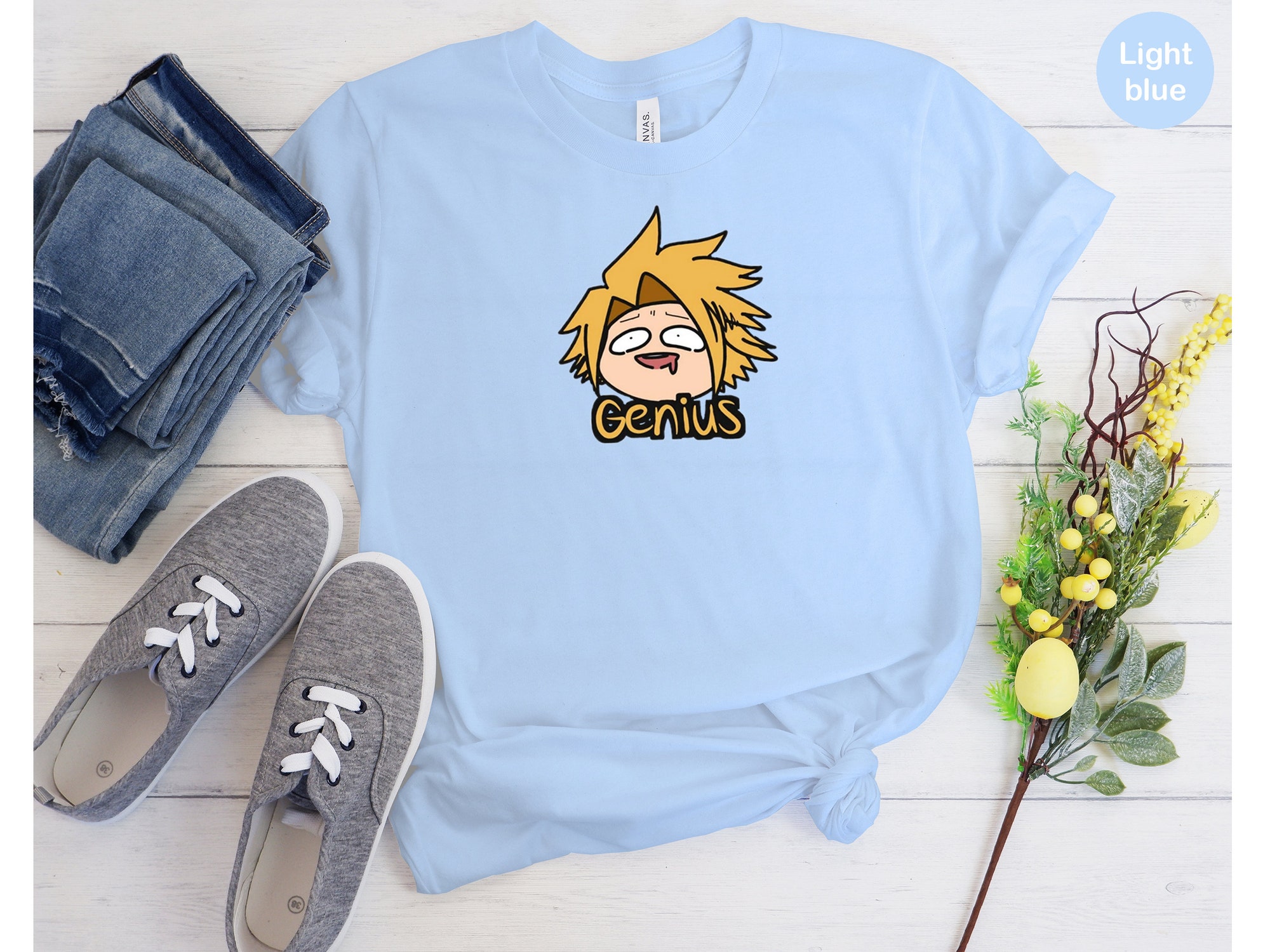 Discover Anime T-shirt, My Hero Academia T-shirt, Denki Genius T-shirt, My Hero Academia Gift, Denki T-shirt, Quirk T-shirt, My Hero Quirk T-shirt