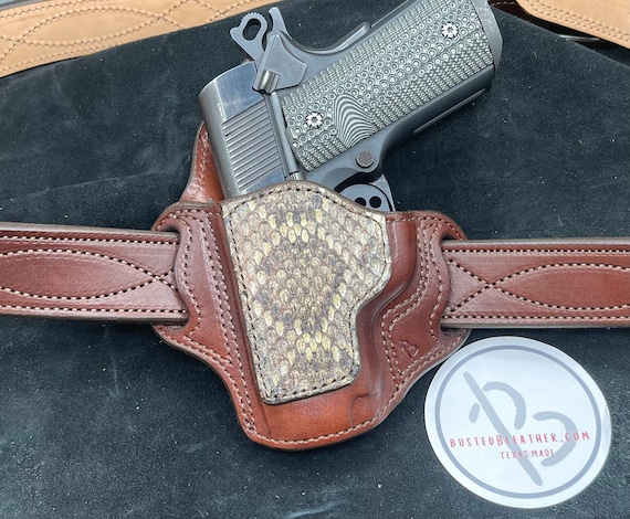 Busted B Leather: Handcrafted IWB for Bond Arms Metal Belt Clip