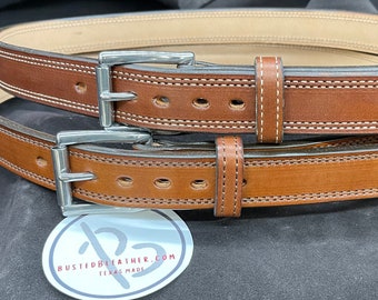 1.25" Carry Belt Premium Classic Double Stitch *Made to Order*