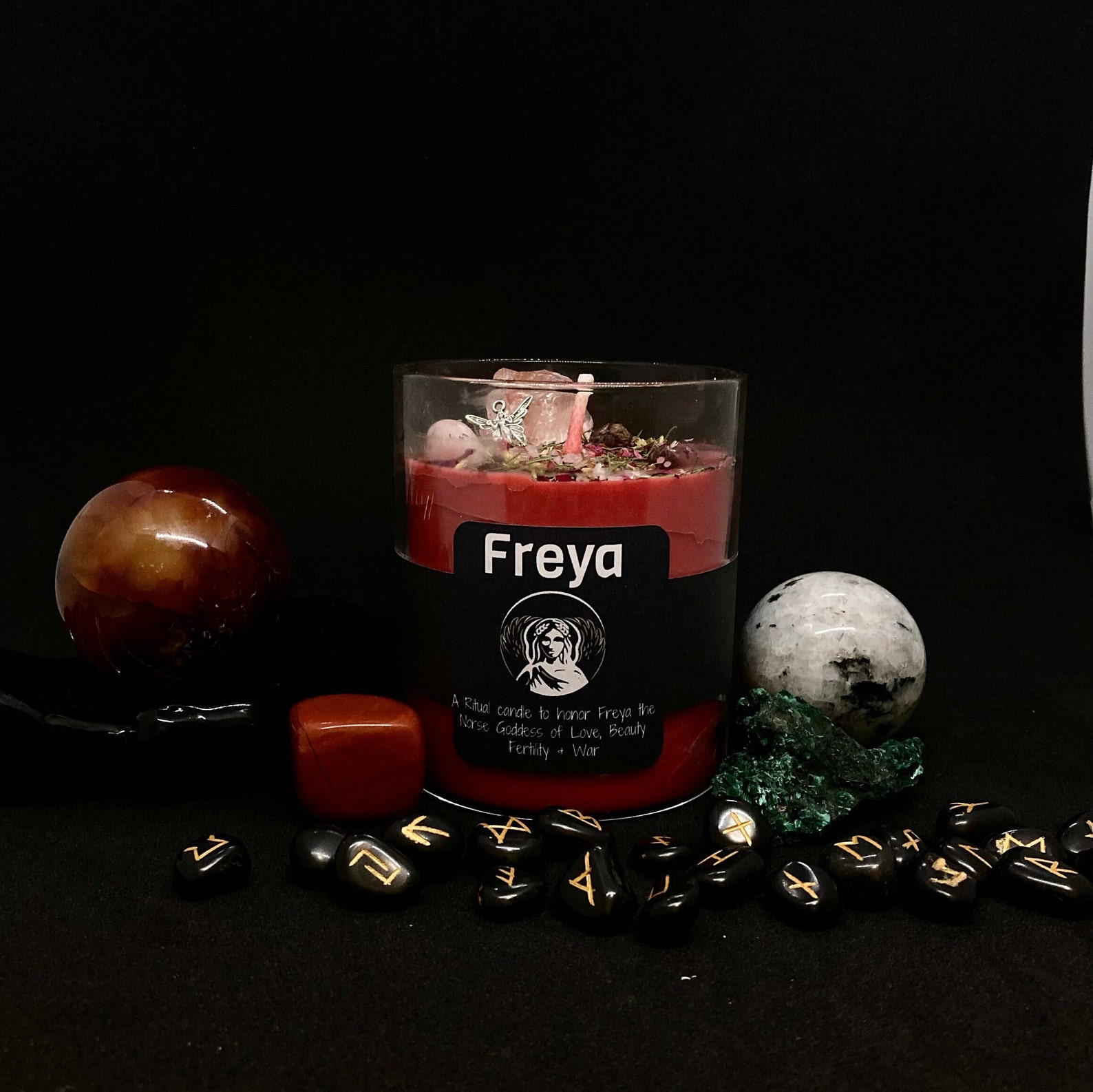 Freya Ritual Candle Freya Offering Candle Norse Goddess Etsy Canada
