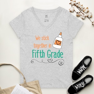 Teacher Shirt SVG, We Stick Together In Fifth Grade, Teacher Team Shirt,  Teacher Saying, Teacher Shirt Design, Printable Design, Cricut