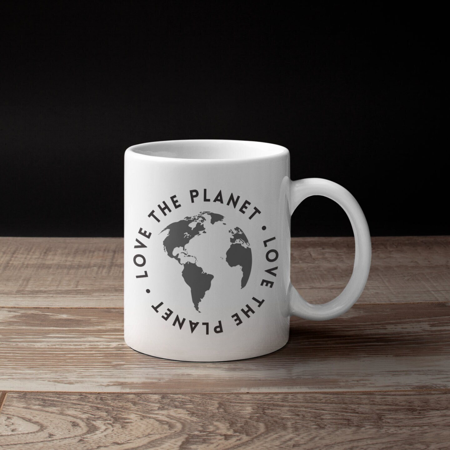 Mug Love The Planet - Tasse Maps World