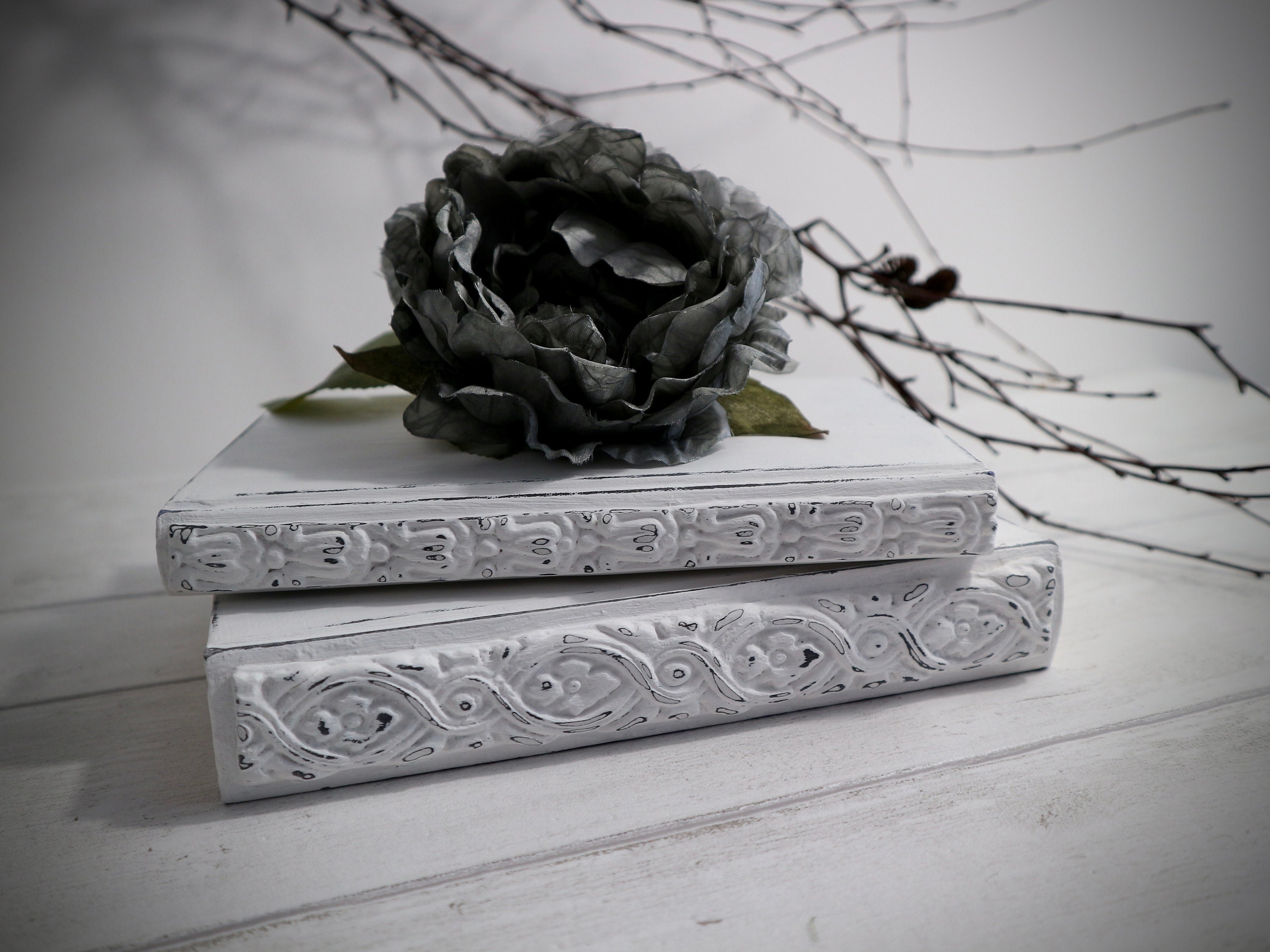 Decorative Coffee Table Book Stack Etsy
