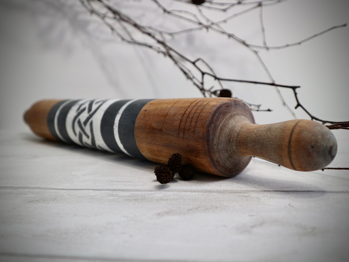 Decorative Rolling Pin Hand Painted Etsy