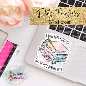 Romance Reading Smut Sticker | 3-Inch Waterproof Vinyl | Cute Gift for Book Lovers | Perfect for Laptops, Kindles, & Journals