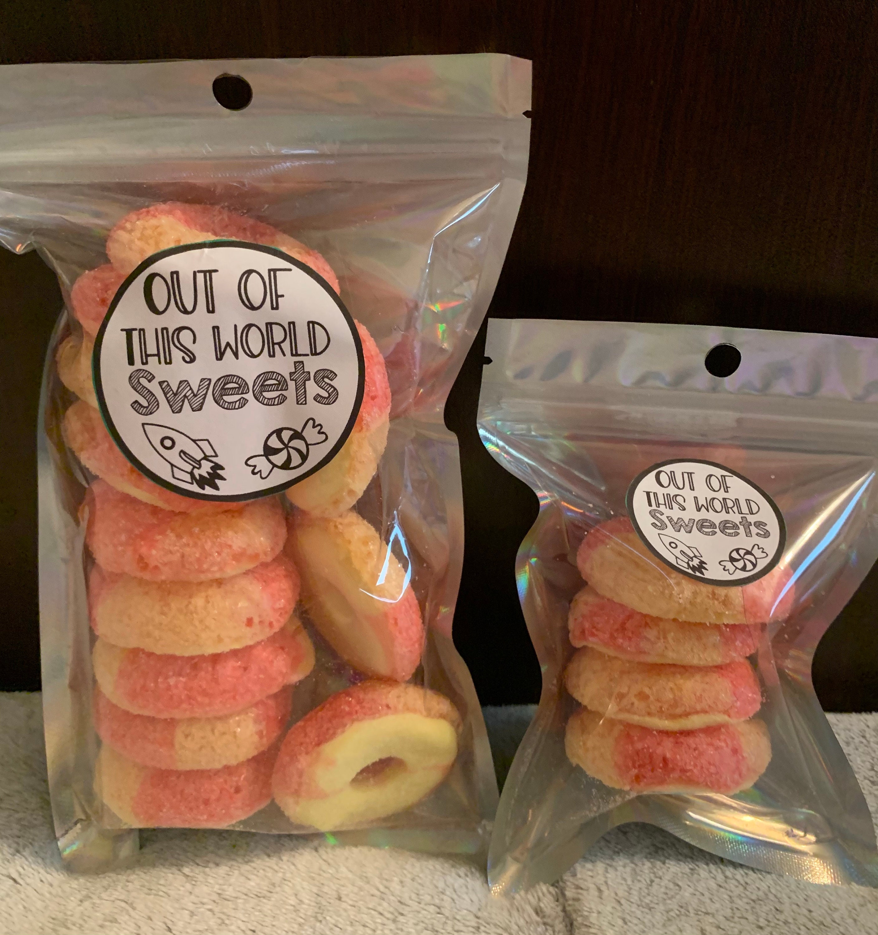 Freeze dried Peach Ring Etsy