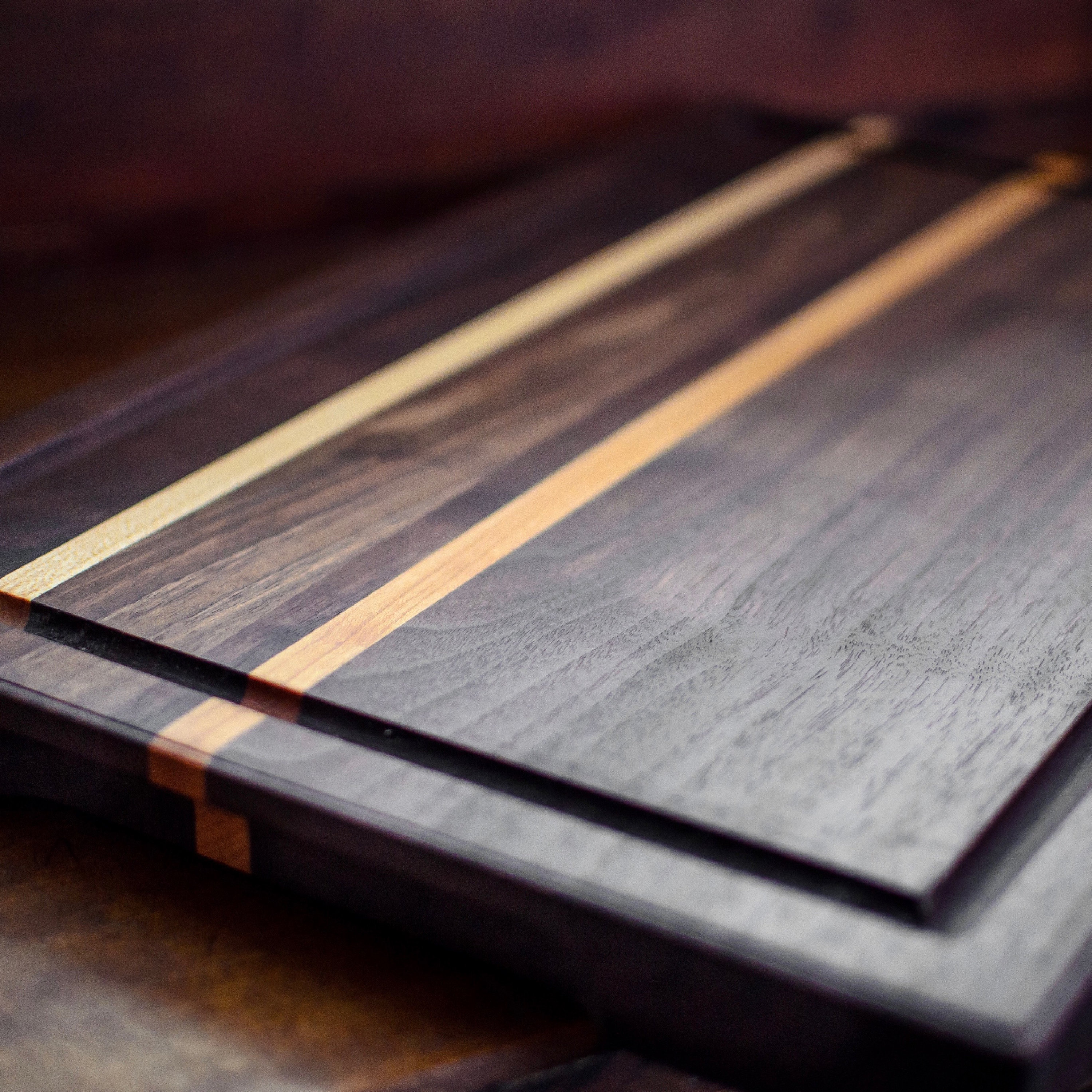 Walnut and Maple cutting board with 100 plantbased finishes Etsy