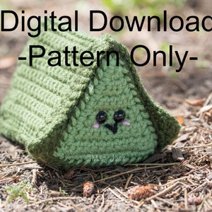 Happy crochet campers' camping tent pattern - PDF DIGITAL DOWNLOAD -